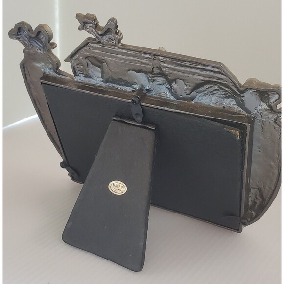 Malden Noahs Ark Metal 3.5X5 Picture Photo Frame Pewter Color Baby Nursery Decor - Picture 8 of 10